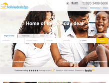 Tablet Screenshot of holidaydeals2go.com